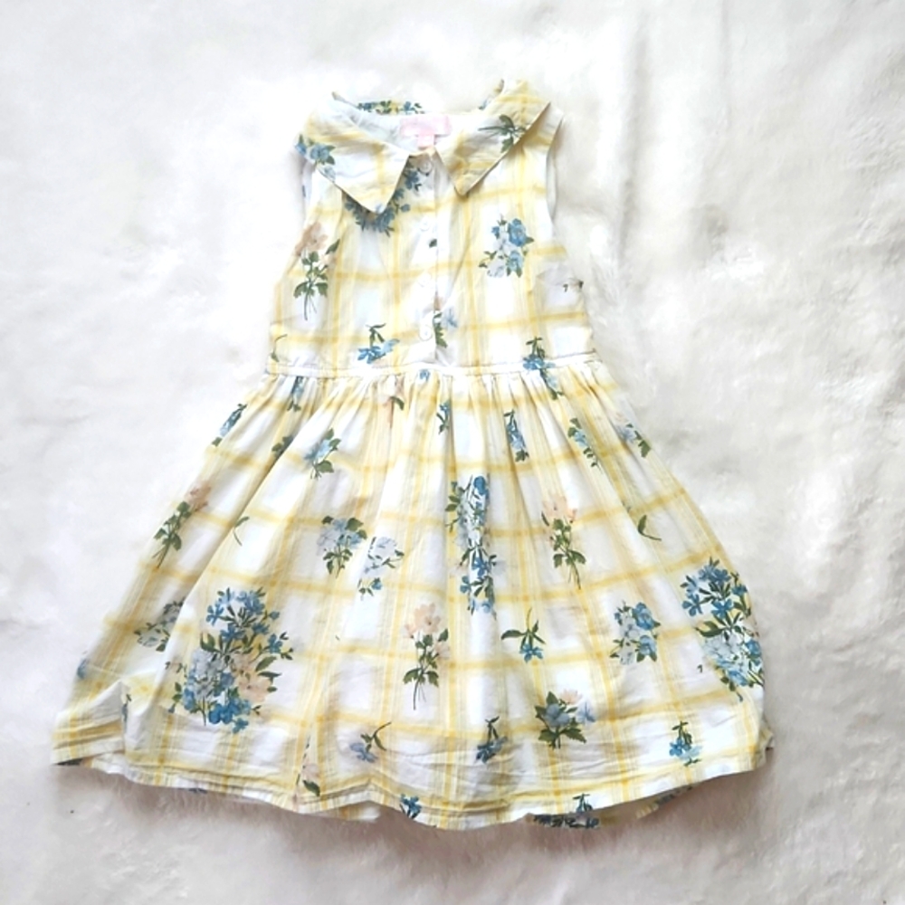 Floral & Plaid Mila & Emma|Dress👗 Sz 5T